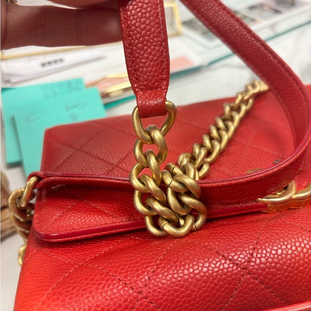 Chanel Red Caviar Chic Affinity - Picture 10 of 11